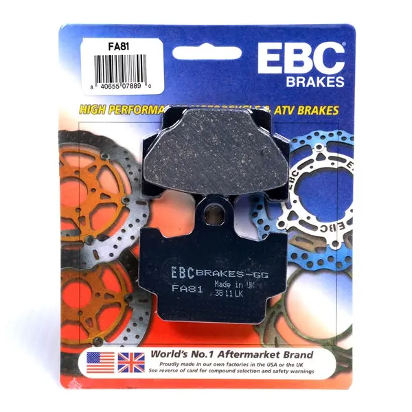 Ebc Organic Brake Pad Organic - Front Part# Fa81 1