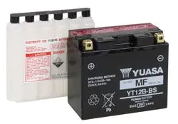 Yuasa Battery Maintenance Free Agm Yt12b-Bs Part# Yuam6212b 1