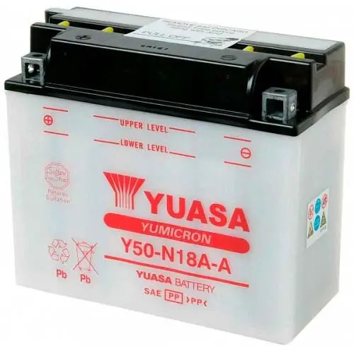 Yuasa Battery Yumicron Y50-N18a-A Part# Yuam228ay 1