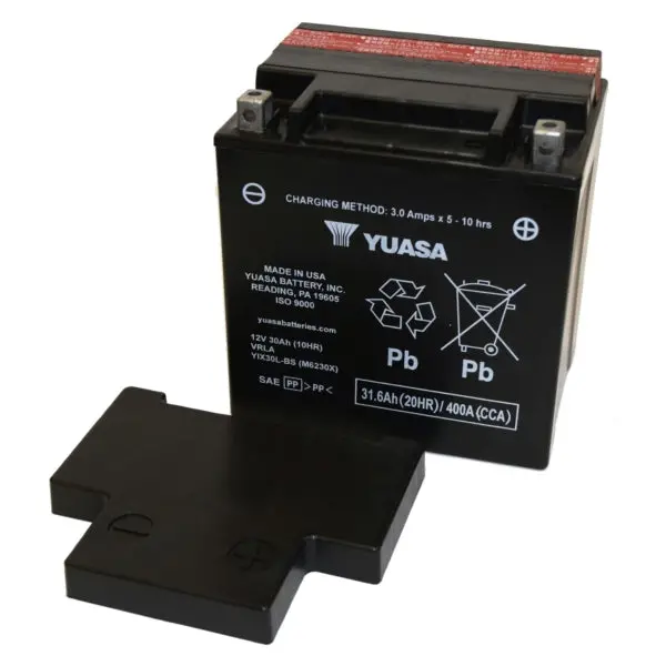 Yuasa Battery Maintenance Free Agm Factory Activated Yix30l-Pw Part# 1