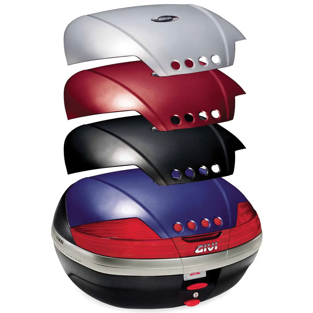 Givi V46 Colored Replacement Lid Cover Set