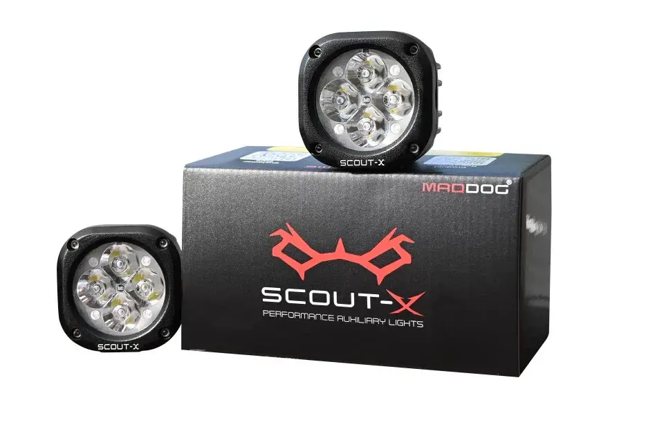 Maddog Scout X Auxiliary Lights With 18 Months Warranty 1