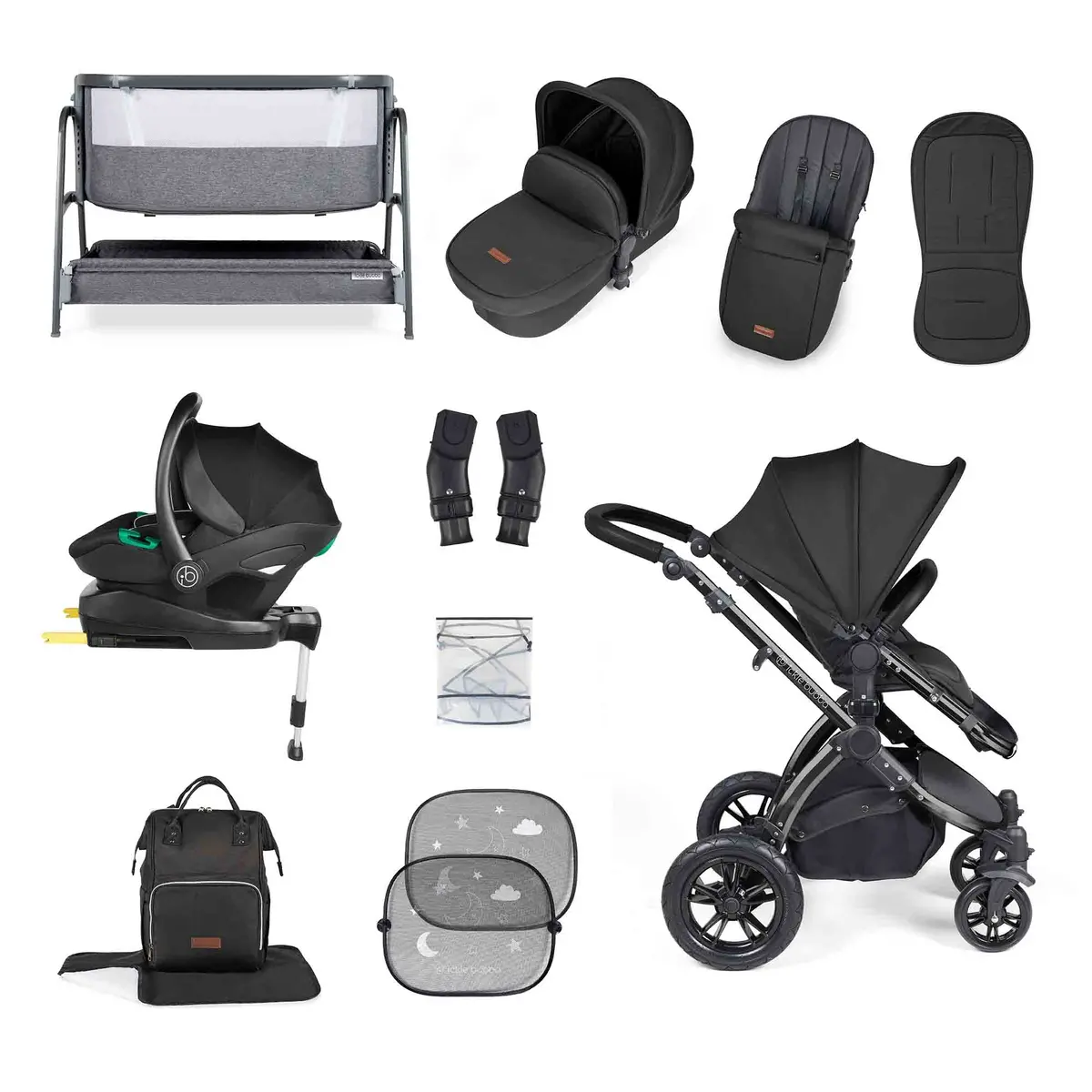 Stomp Luxe I-Size Travel System & Home 14 Piece Bundle 2