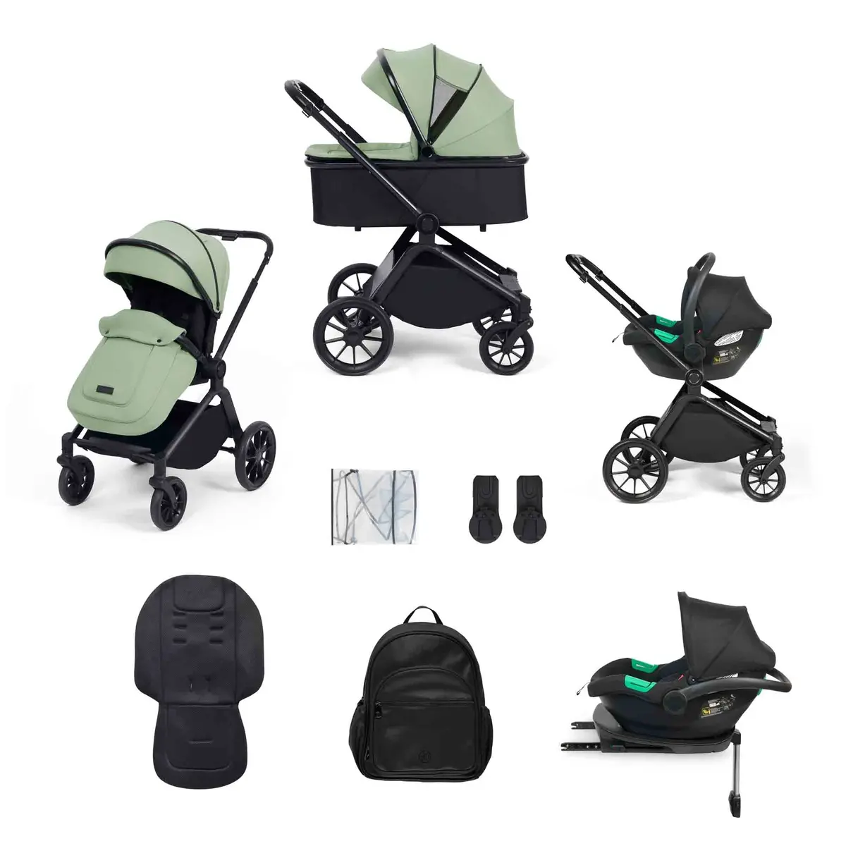 Altima 12 Piece Travel System With I-Size Cirrus Car Seat & Isofix Base 1