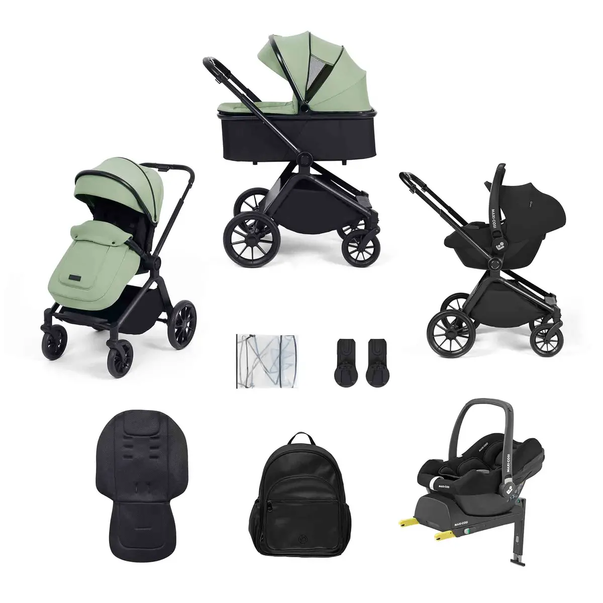 Altima 12 Piece Travel System With Maxi-Cosi Cabriofix I-Size Car Seat & Isofix Base 1