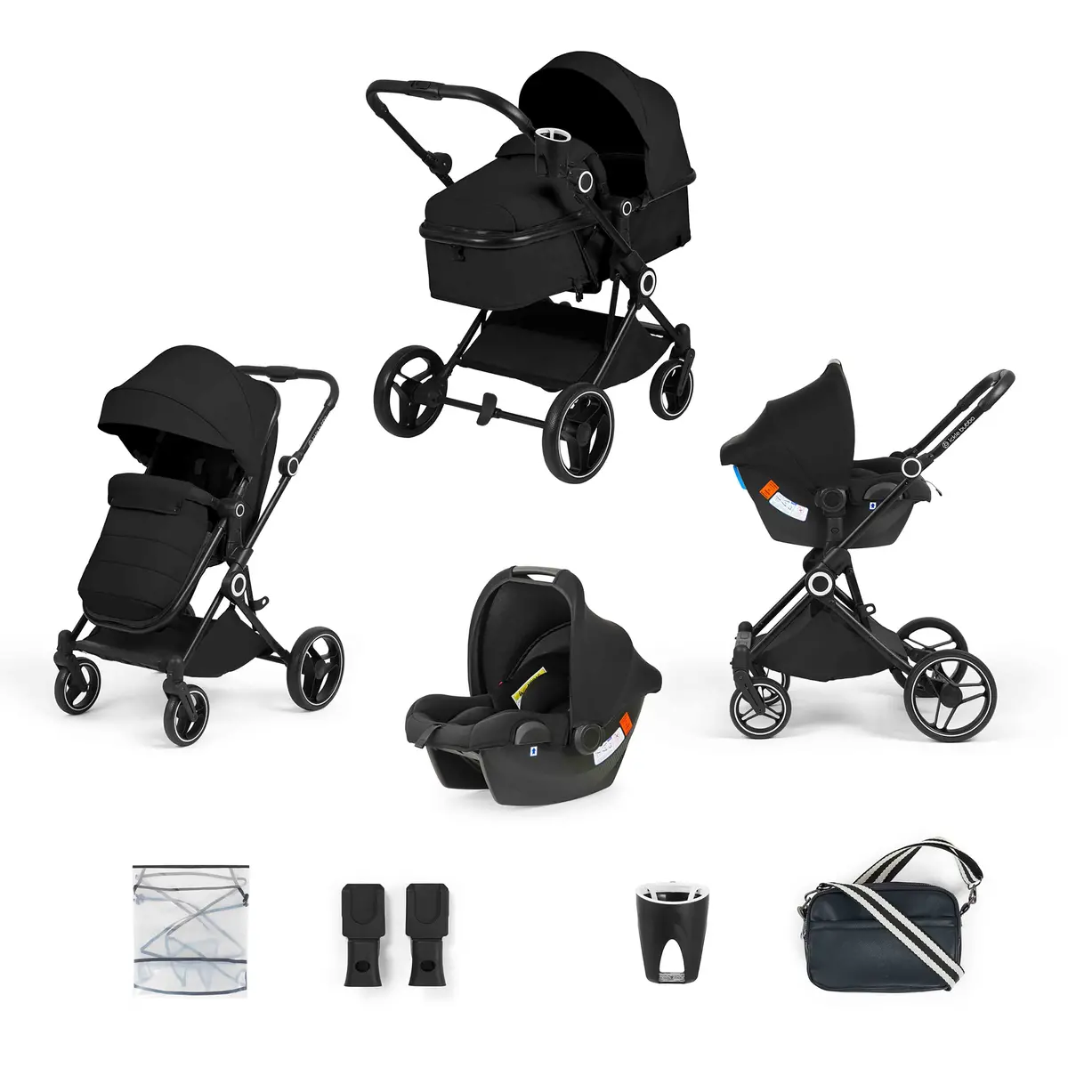 Atom 8 Piece Travel System With Astral Car Seat 2