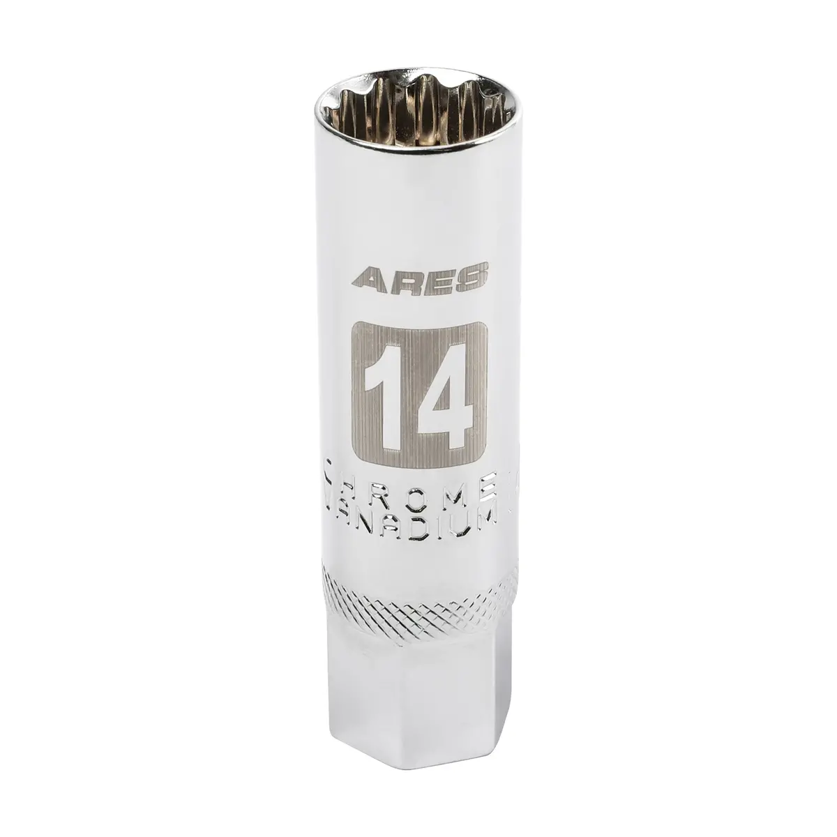 Ares 11017 - 14Mm 3/8-Inch Drive Thin Wall Magnetic Spark Plug Socket 1