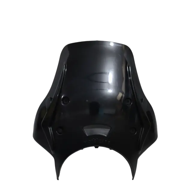 Black Polycarbonate Visor For Hunter 350 1