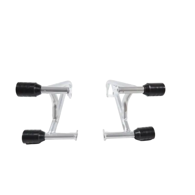 4 Slider Crash Guard For Pulsar Ns200 - Silver 1