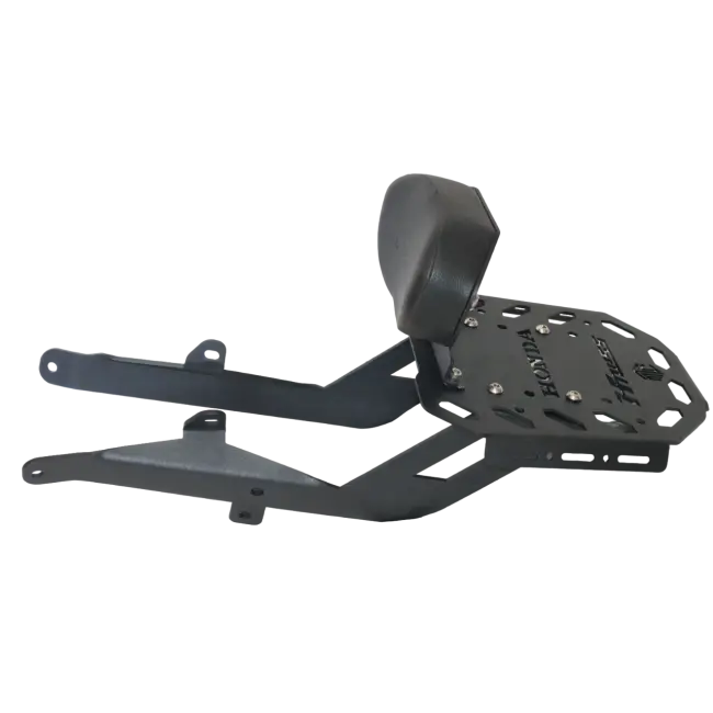 Cnc Carrier Plate With Backrest For H'ness Cb 350 1