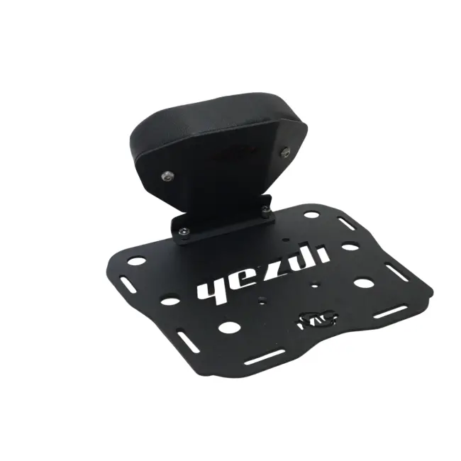 Cnc Carrier Plate And Backrest For Yezdi Adventure 1