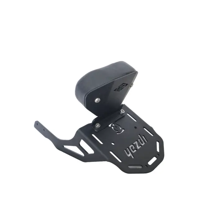Cnc Carrier Plate And Backrest For Yezdi Scrambler 1