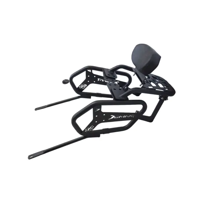 Saddle Stay With Plate Carrier And Backrest For Dominar 250/400 1