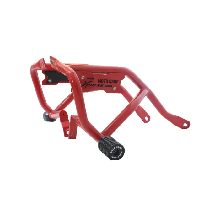 Crash Gaurd With Dual Sliders (Red) For Xpulse 1