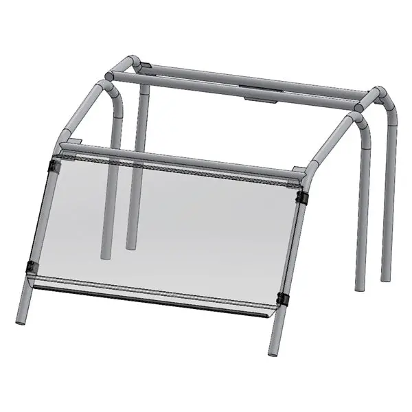 Direction 2 Full Windshield - Scratch Resistant Fits Textron Part# St 1