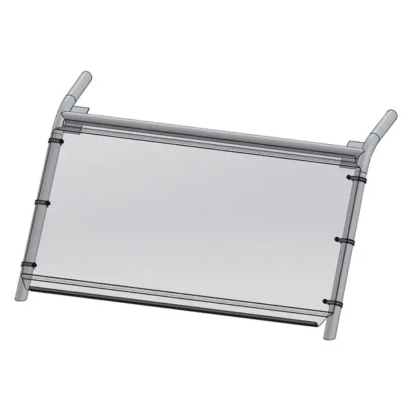 Direction 2 Full Windshield Fits Textron Part# Stampws1104gpa 1