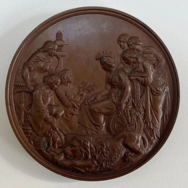 The 1862 International Exhibition Prize Medal Awarded To De Grave Short & Fanner London 1
