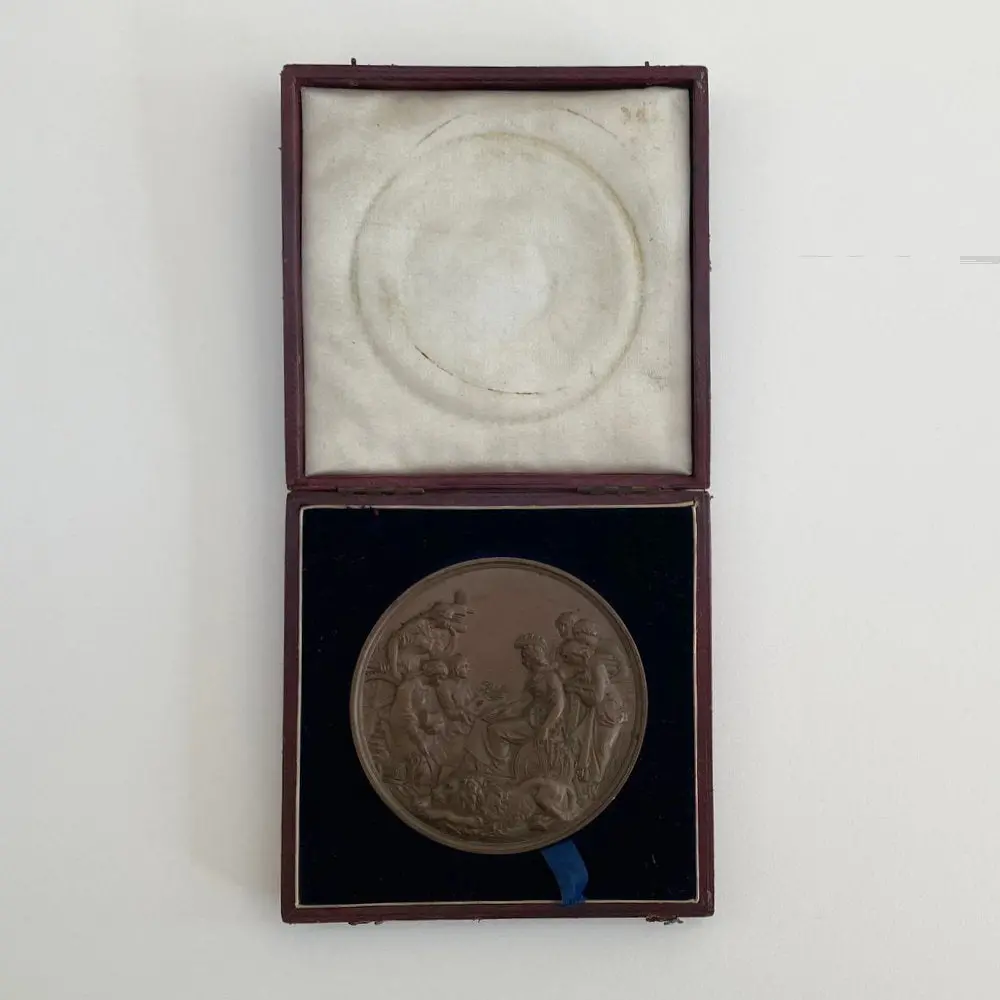 Cased 1862 London International Exhibition Medal For Waterlow & Sons - Bank Of England Printers 1