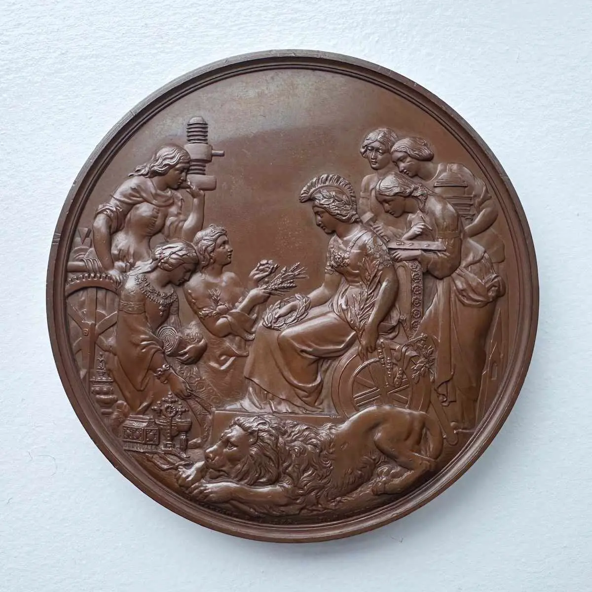 The 1862 London International Exhibition Medal For Smith, Beck & Beck Of London 1