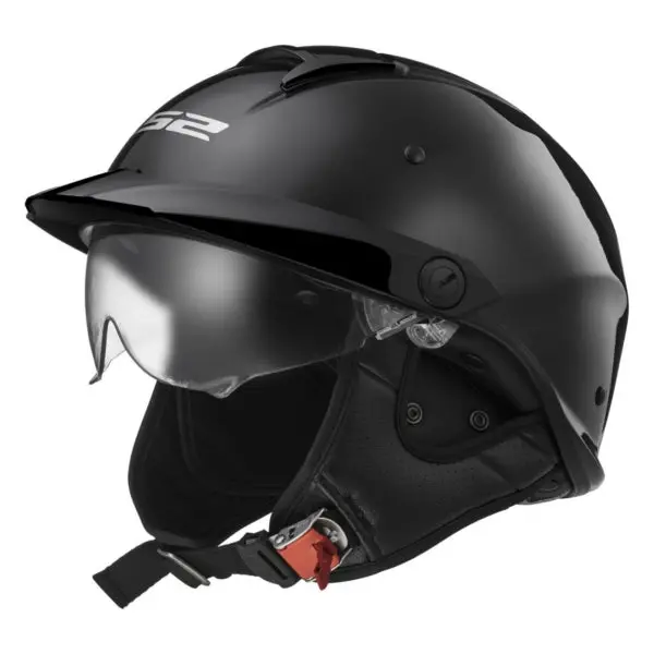Ls2 Rebellion Motorcycle Half-Helmet - Solid Colors 1