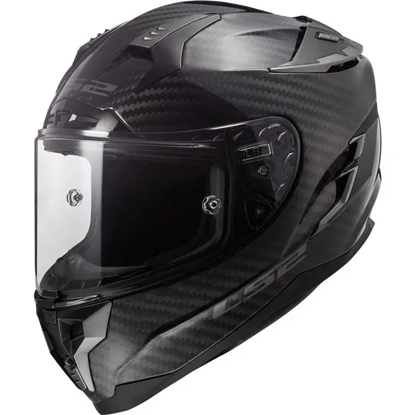Ls2 Challenger Carbon Motorcycle Full-Face Helmet - Carbon Fiber 1