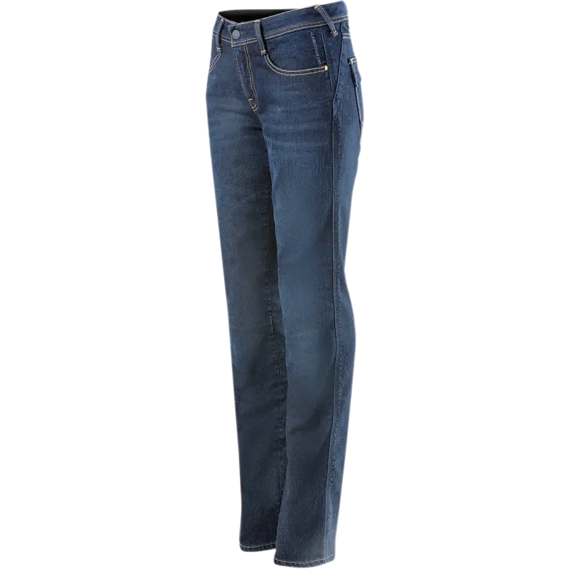 Alpinestars Women Stella Angeles Denim Riding Pants 4W Mid Tone 1