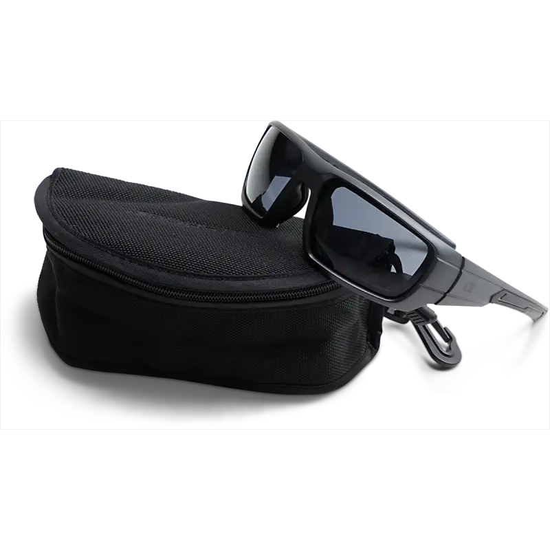 Bobster Mission Ballistic Sunglass Matte Gray Smoked Lens Bmis001 1