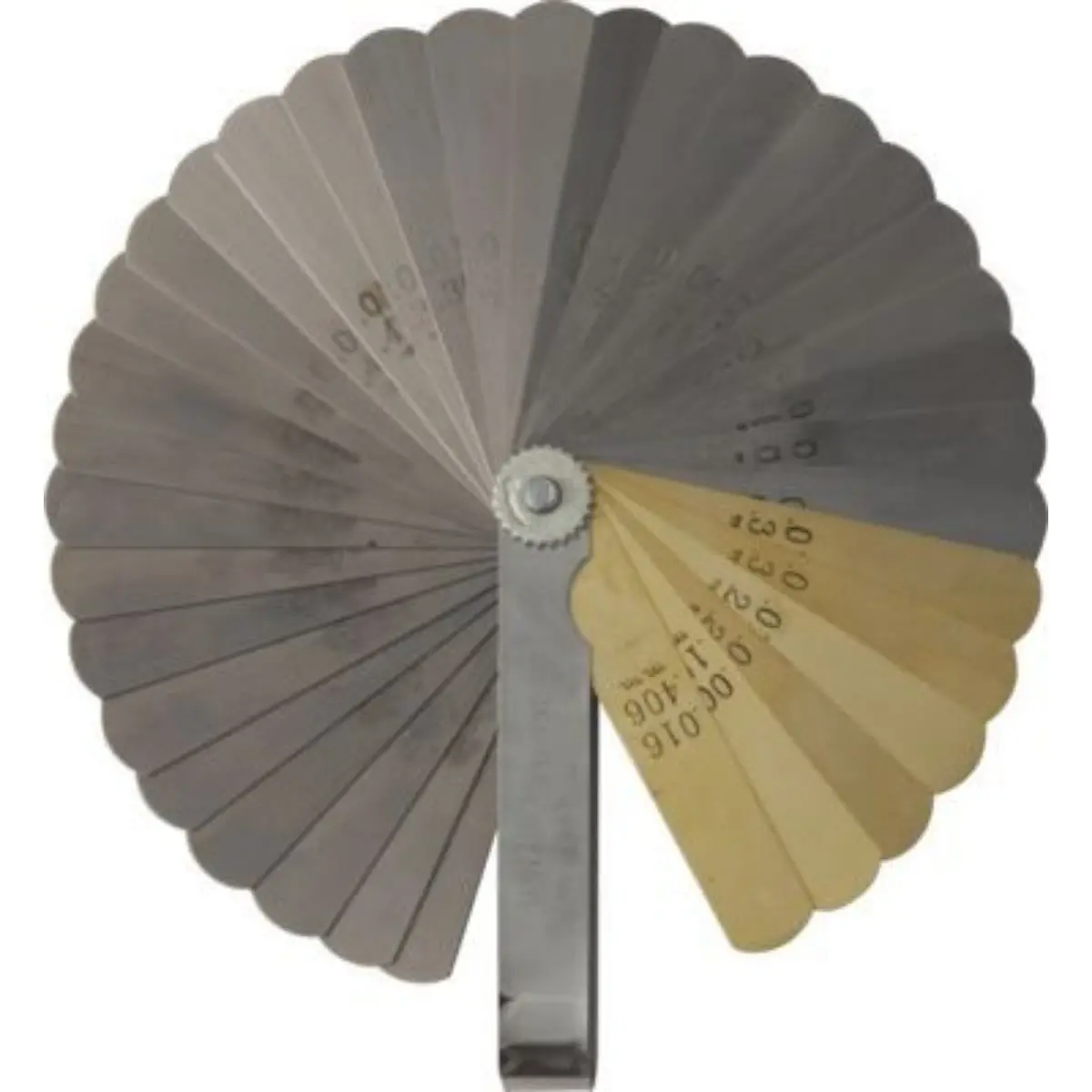 Tnfg135 Feeler Gauge Combination Set. 3" X 1/2" Blades 32 Pc Set 1