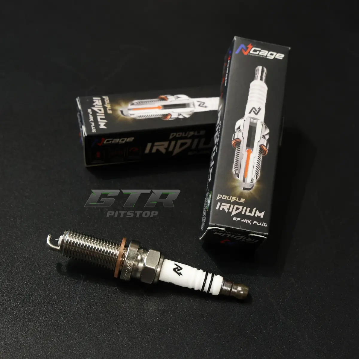 Ngage Powerparts Double Iridium Spark Plugs For Harley Davidson Street Rod 750/Street 750 -B8rii 1