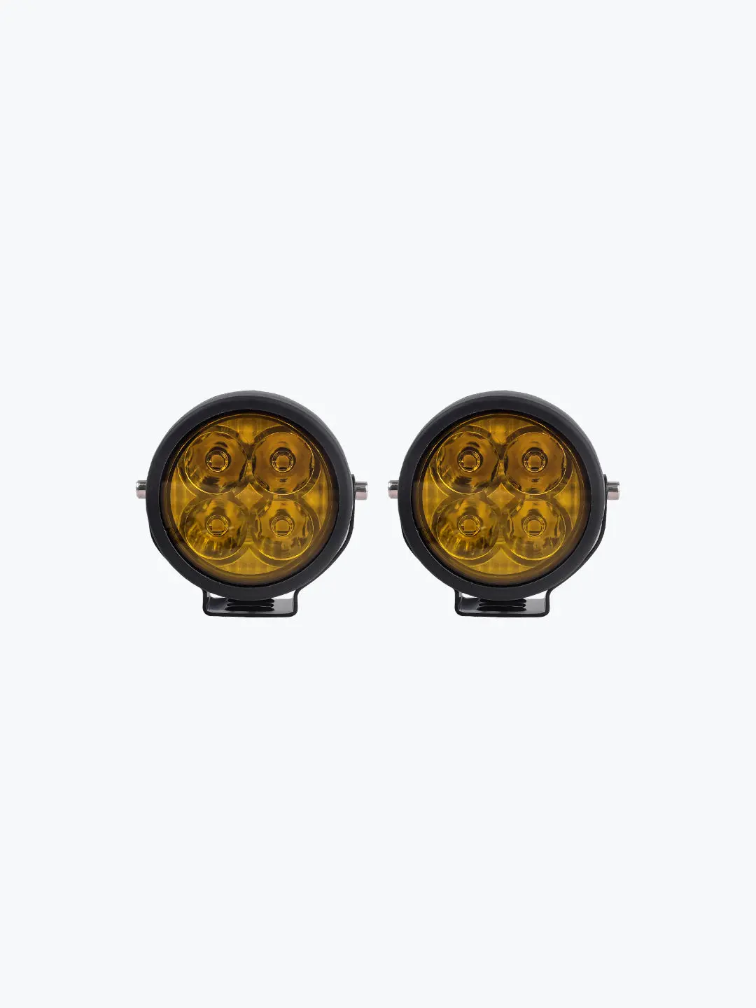 Hjg 4 Led Cap Round Pair Foglight 1