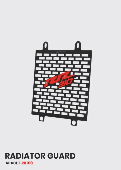Rr310 Radiator Guard - Rd 917 - Ht Exhaust Black Red 1