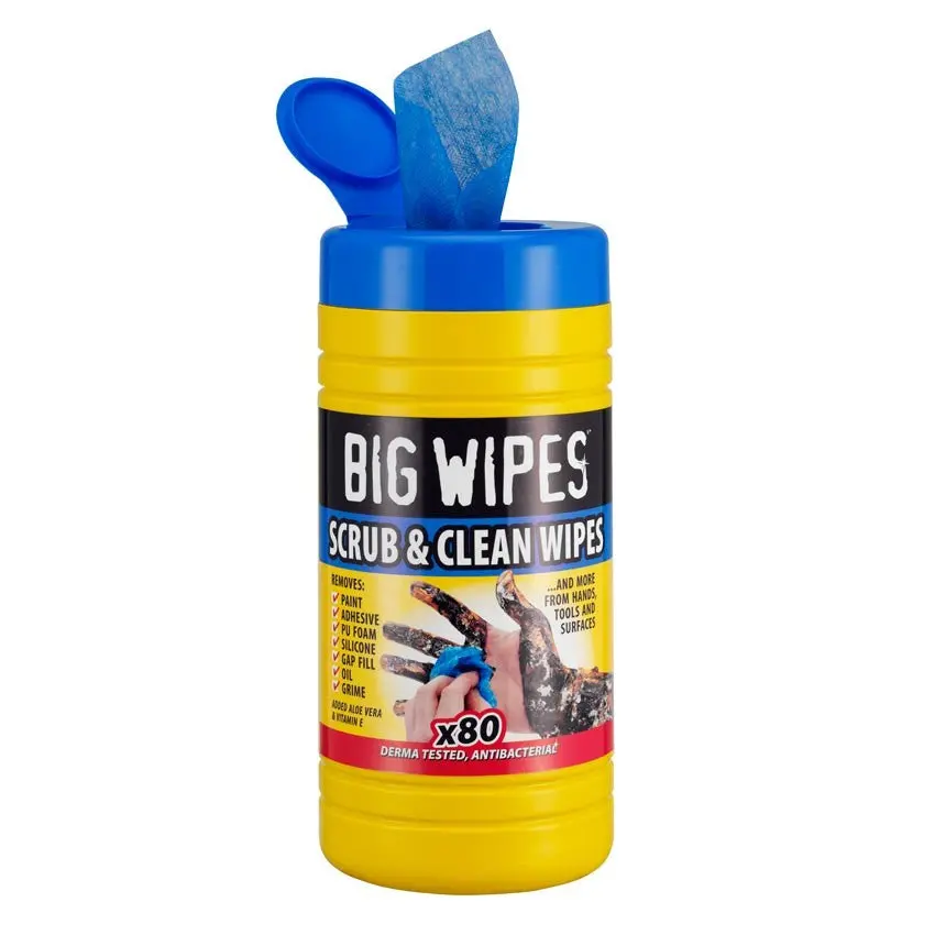 Big Wipes 'Industrial+' Abrasive Blue Wipes 1