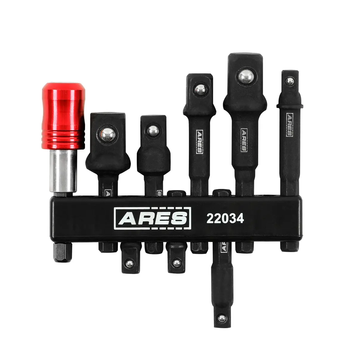 Ares 22034 - 9-Piece Impact Grade Socket Adapter And Bit Coupler Set 1