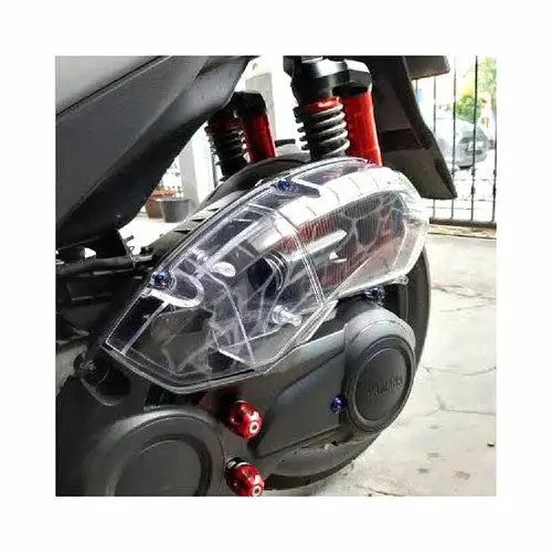 Yamaha Aerox 155 | Premium Quality | Panel Guard Protector | ( Air Filter Cover ) - Clear 1