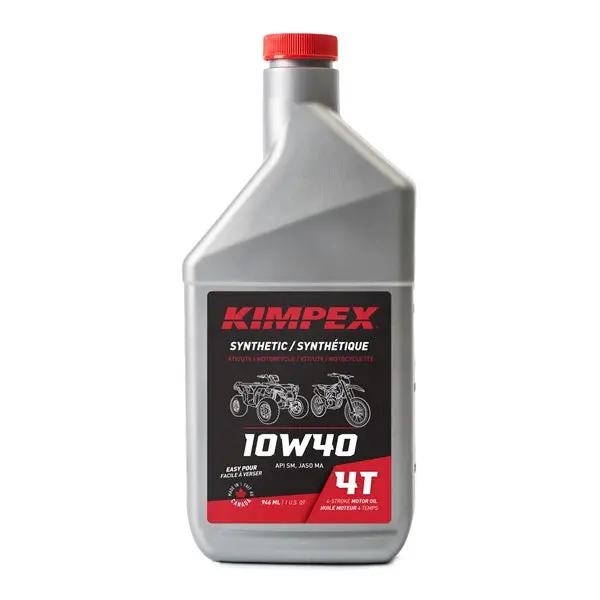 Kimpex 10W40 Moto/Atv 4-Strokes Engine Oil 10W40 Part# Fv0002815 1