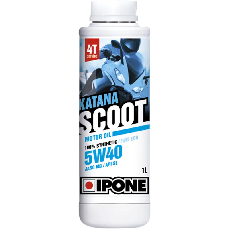 Ipone Katana Scoot Motor Oil Synthetic Lubricant 4-Stroke Scooter 5W40 1