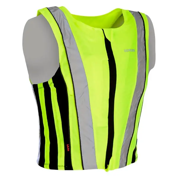 Oxford Active Yellow Safety Vest Men/Women Breathable Lining 1