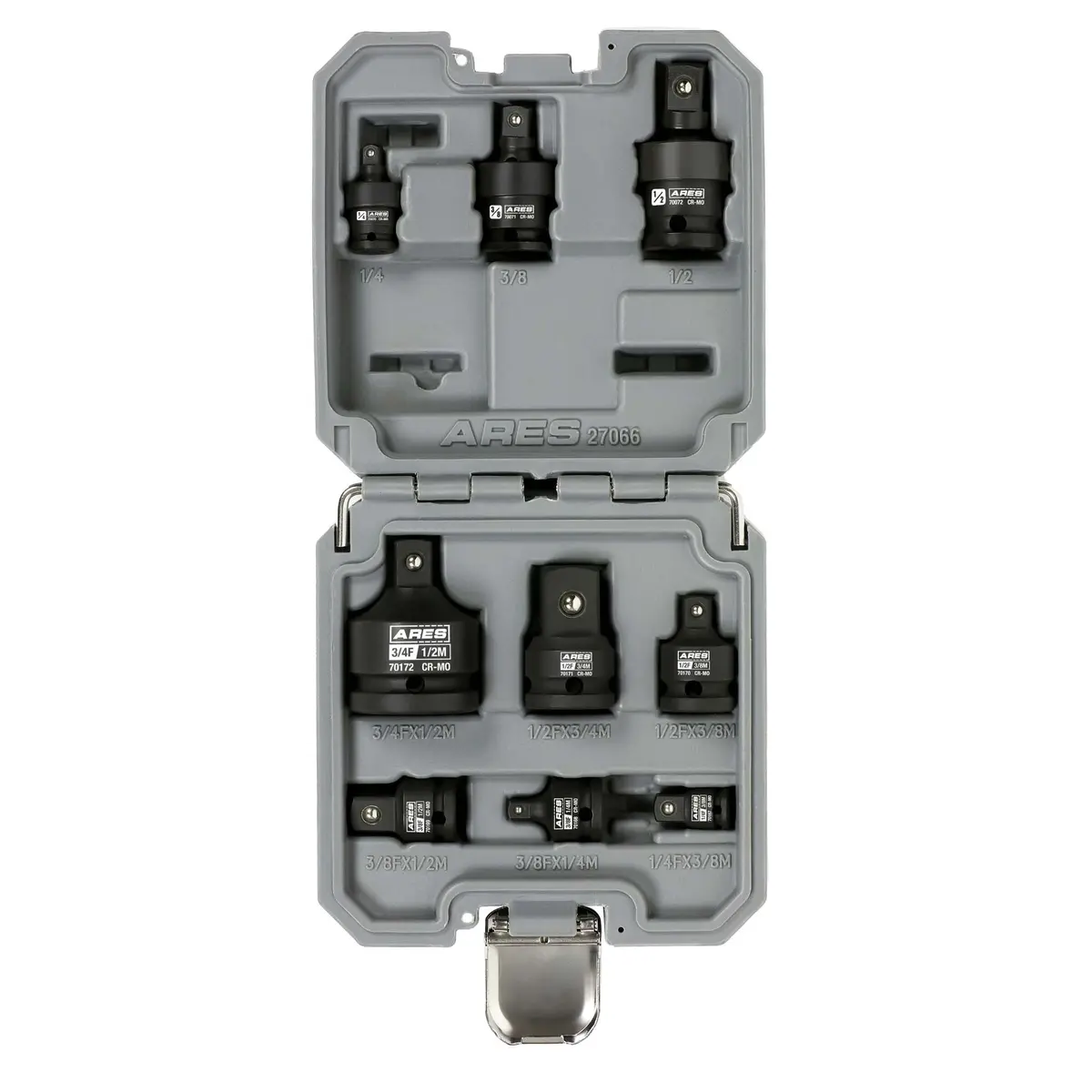 Ares 27066-2 - 9-Piece Impact U-Joint And Adapter/Reducer Set 1