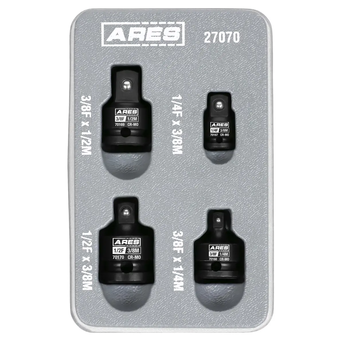 Ares 27070-2 - 4-Piece Impact Socket Adapter And Reducer Set 1