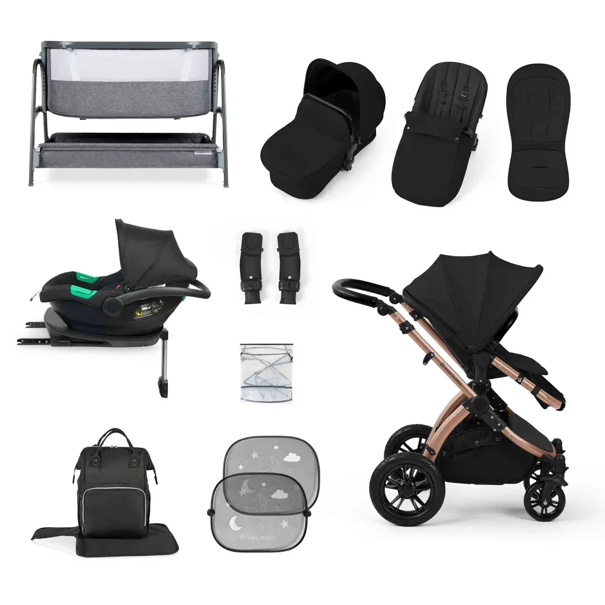 Stomp Luxe Cirrus I-Size Travel System & Home 14 Piece Bundle 3