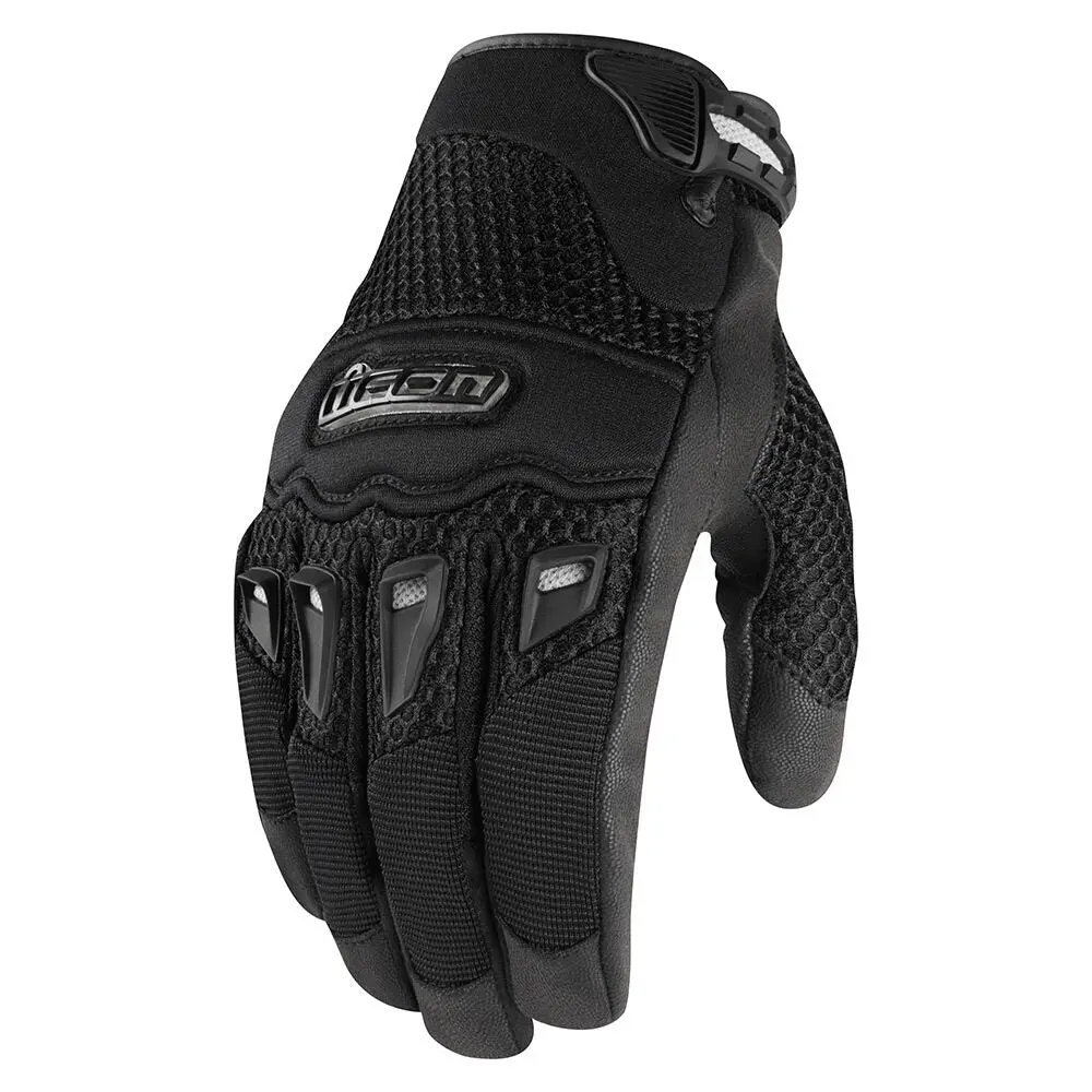 Icon 29Er Mens Motorcycle Short Mesh Textile Glove 1