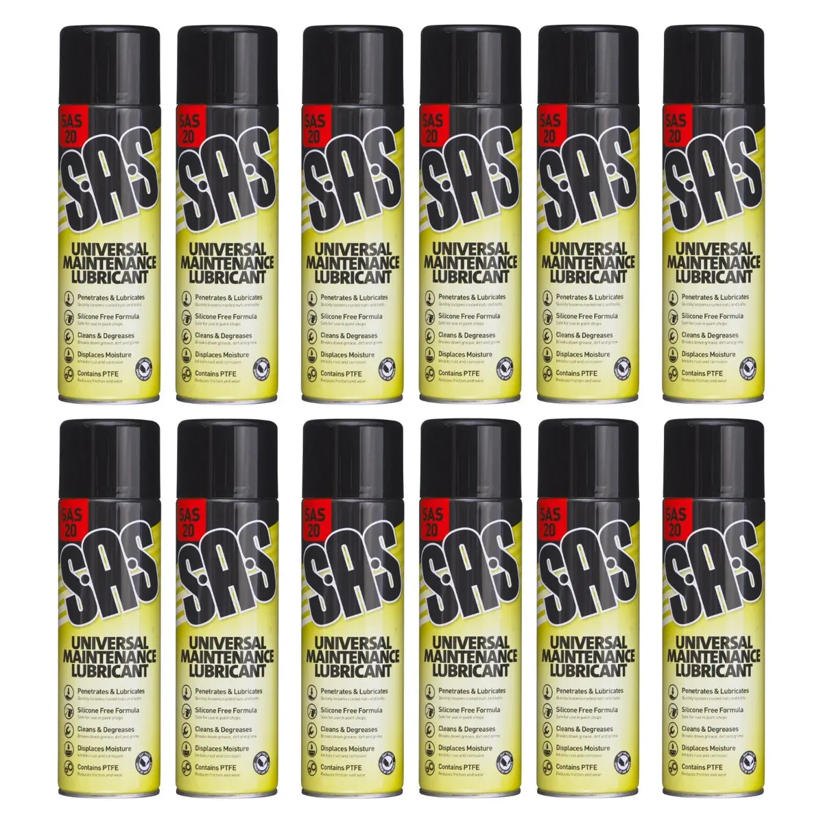 Sas Universal Maintenance Lubricant Aerosol Spray | Silicone Free Ptfe Lubricant 3