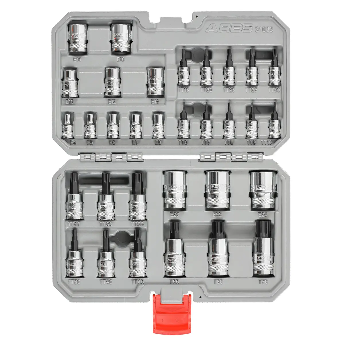 Ares 31033 - 32-Piece Master Torx And External Torx Socket And Bit Socket Set 1