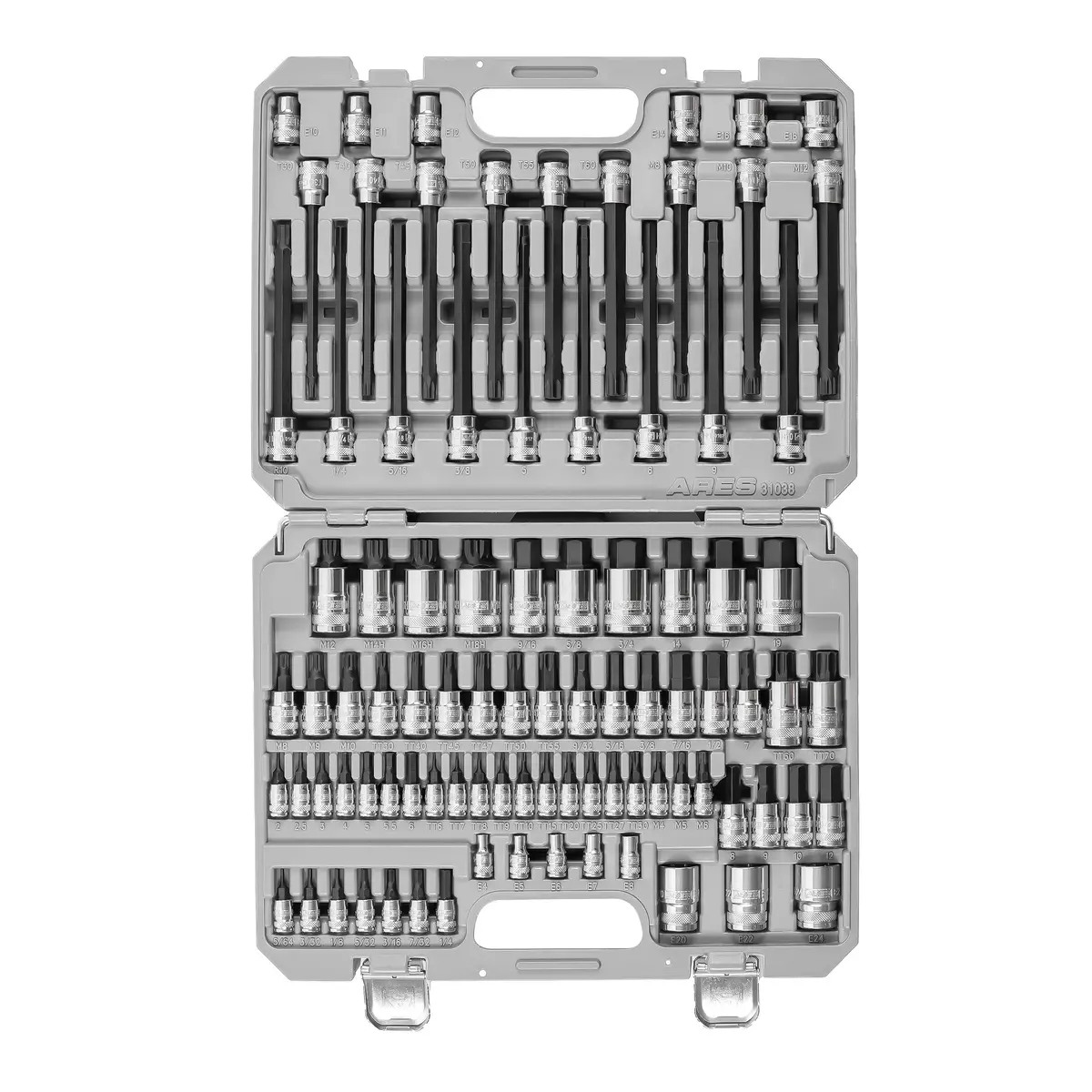 Ares 31038 - 90-Piece Master Bit Socket & Specialty Socket Set 1