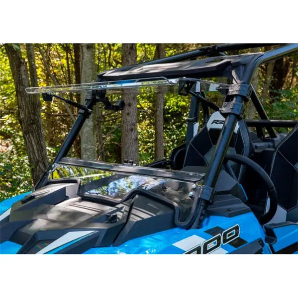 Super Atv Flip Up Windshield Fits Polaris Part# Fwsprzr1k00270 1
