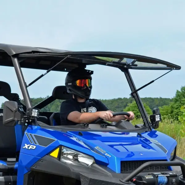 Super Atv Flip Up Windshield Fits Polaris Part# Fwspran90070 1