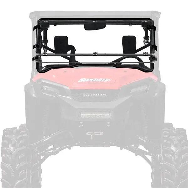 Super Atv Flip Down Windshield Fits Honda Part# Fdwshpio1k70 1
