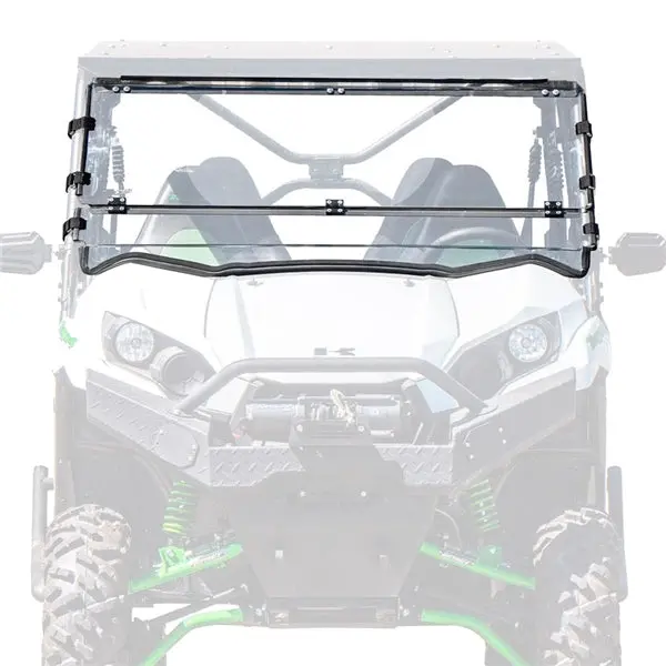 Super Atv Flip Down Windshield Fits Kawasaki Part# Fdwsktrx470 1