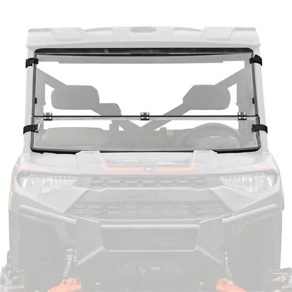 Super Atv Flip Down Windshield Fits Polaris Part# Fdwspran1k70 1