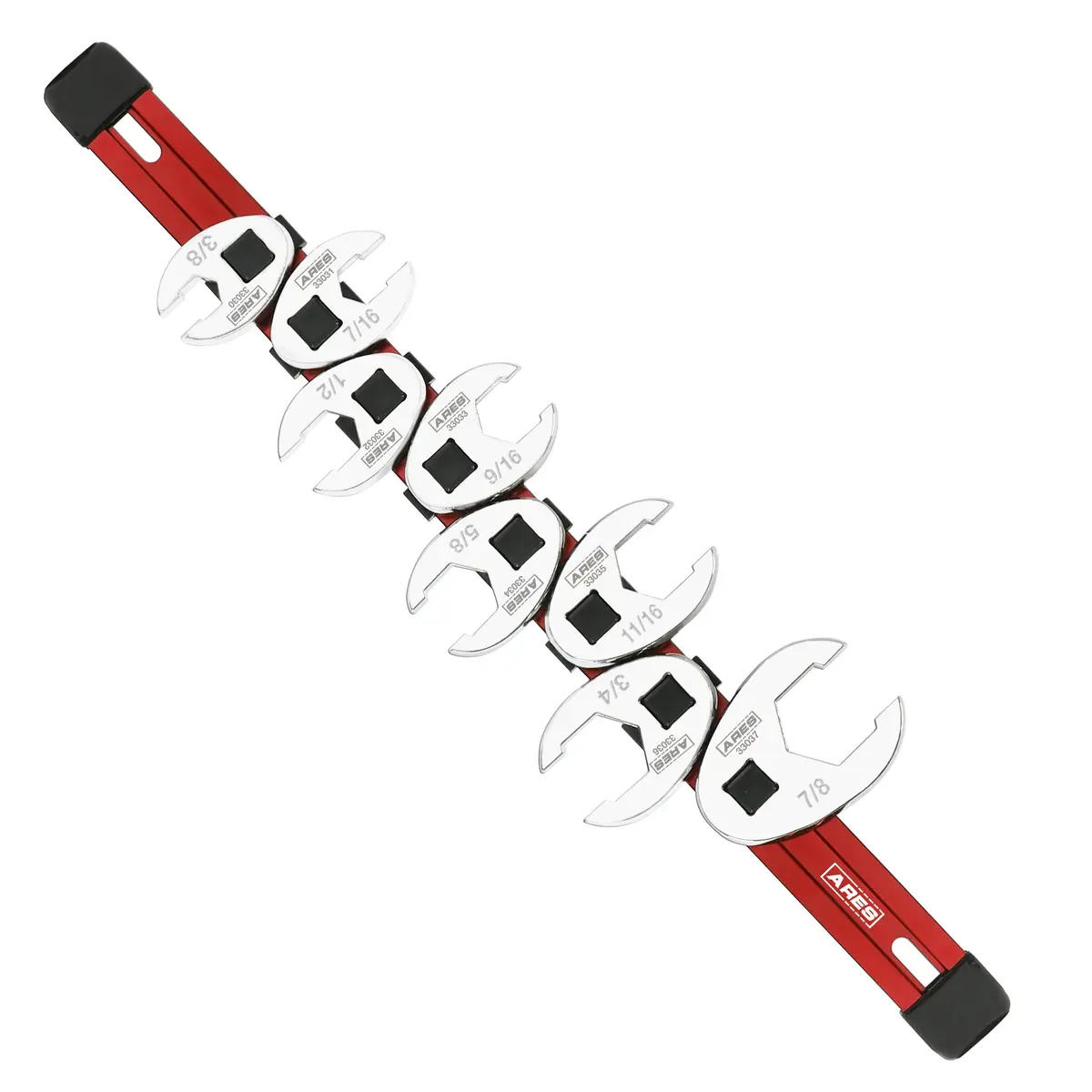 Ares 33011 - 8-Piece Sae Flare Nut Crowfoot Wrench Set 1